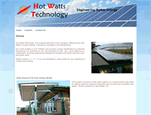 Tablet Screenshot of hotwattstechnology.com